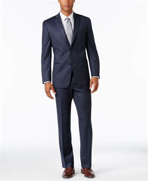 michael kors navy suit macy'|Michael Kors Suits for Men .